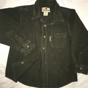 Vintage Boys Woolrich button down Flannel size 7